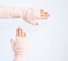 Winter + Your Cold Hands =must Sew DIY Fingerless Gloves