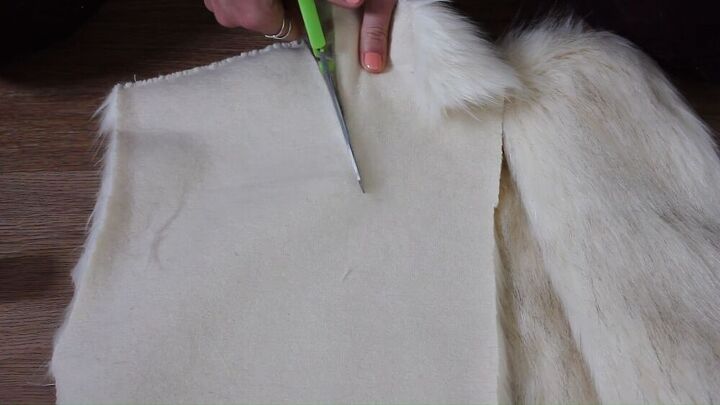make a gorgeous faux fur winter vest with this easy tutorial, Faux fur vest DIY