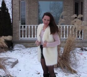 Make a Gorgeous Faux Fur Winter Vest With This Easy Tutorial