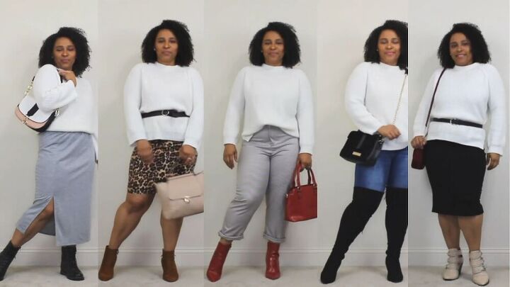 check out these 6 different ways to style a knit sweater, Different styles for knit sweaters