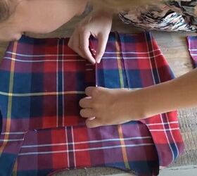 check out my upcycled button up dress, Add extra fabric