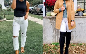 Taking White Jeans From Summer to Fall