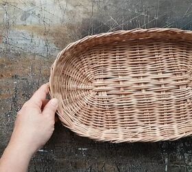 make your own zakka style wicker fabric bag with this tutorial, Fabric bag