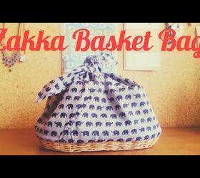 Make Your Own Zakka-Style Wicker Fabric Bag With This Tutorial