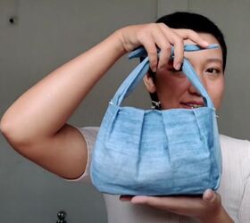 Check Out This Upcycled Denim Mini Bag