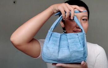 Check Out This Upcycled Denim Mini Bag