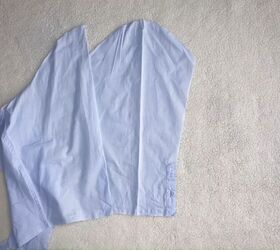 turn mens shirts into a cool puff sleeve dress with this tutorial, DIY puff sleeve