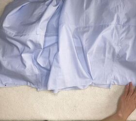 turn mens shirts into a cool puff sleeve dress with this tutorial, Men s shirt upcycle