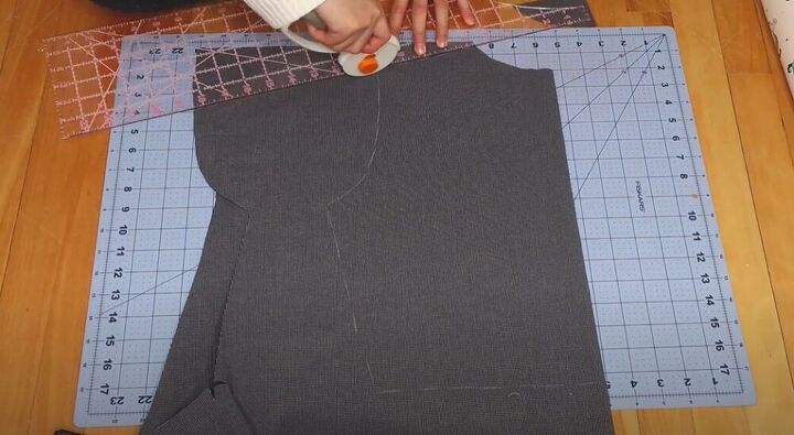 how to make a midi dress Beginner Sewing Project: Sweatshirt Midi Dress with Side Slit