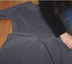 check out how i made my own midi dress, Sew on the pockets