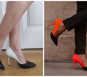 how to turn basic heels to trendy neon