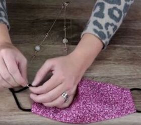 learn how to make a super cute mask chain, Chain for a facemask