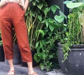 See How I Made These Cute High Waisted Pants From Scratch