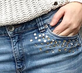 quick up cycled sequin jeans