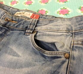 She did this to her jeans for Christmas—but we'd do this any time of the year!