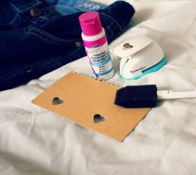 Instead of spending $100 on Anthropologie jeans, she did this for just $8