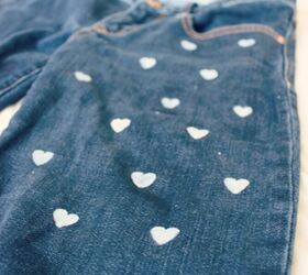 pinned tried loved it diy heart patterned jeans