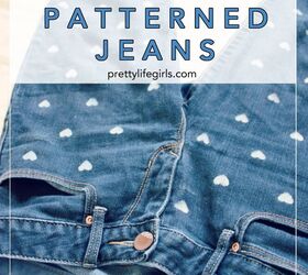 pinned tried loved it diy heart patterned jeans