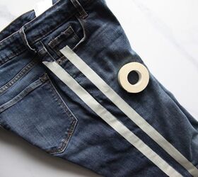 how to make diy stripe jeans video
