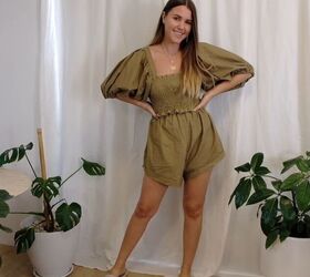 create a gorgeous jumpsuit or co ord set with this tutorial, How to sew a shirred co ord set
