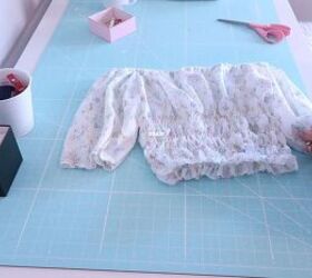 see how i created a midi cottagecore dress out of a vintage bedsheet, Vintage bedsheet dress