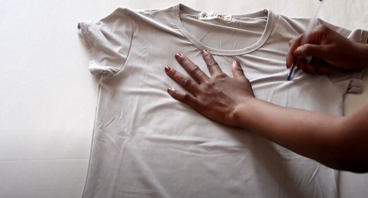 upcycle a t shirt into a one shoulder top, How to upcycle old T shirts