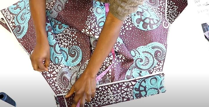 check out this stunning circle skirt tutorial, Mark sewing lines