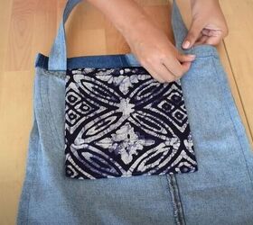 check out this diy denim tote bag, Turn the straps upwards