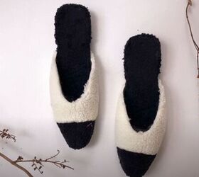 check out how i made 3 pairs of diy fur slides, Wear your two toned slides