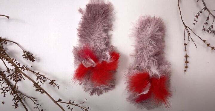 check out how i made 3 pairs of diy fur slides, How to make fur slides