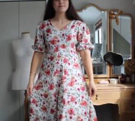 See How I Modified a Dress Pattern to Get This Ganni-Style Dress