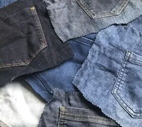 Cut the pockets off your old jeans & grab a belt to make this clever accessory idea