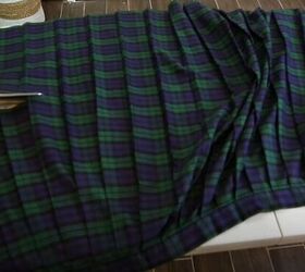 check out this diy plaid skirt revamp, Cut the skirt