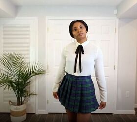 Check Out This DIY Plaid Skirt Revamp