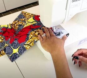 diy a stunning ankara skirt, Serge the fabric