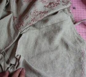 check out how i made a gorgeous linen dress with embroidery, Make your own linen dress