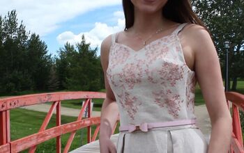 Check Out How I Made a Gorgeous Linen Dress With Embroidery