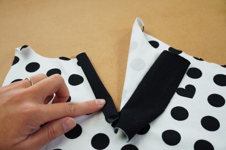 how to sew a tie up neckline