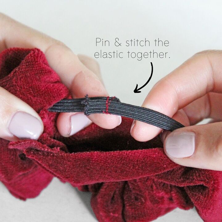 how to make a scrunchie diy sewing tutorial