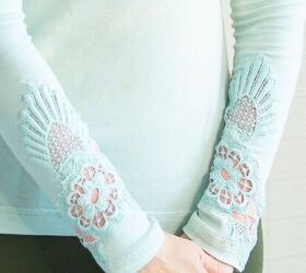 Upgrade a Basic T-shirt Pattern With These Lace Cuffs