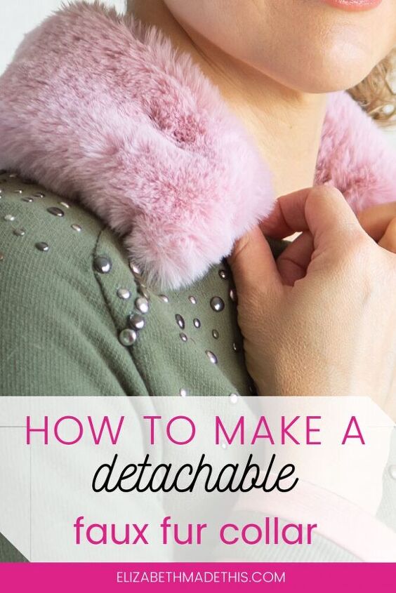 jacket quick change how to make a detachable fur collar