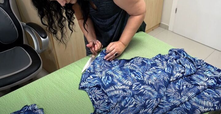 learn to restyle a dress while making it longer, How to make a short dress look longer