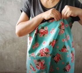 diy an easy leather strap tube apron, Leather strap apron top