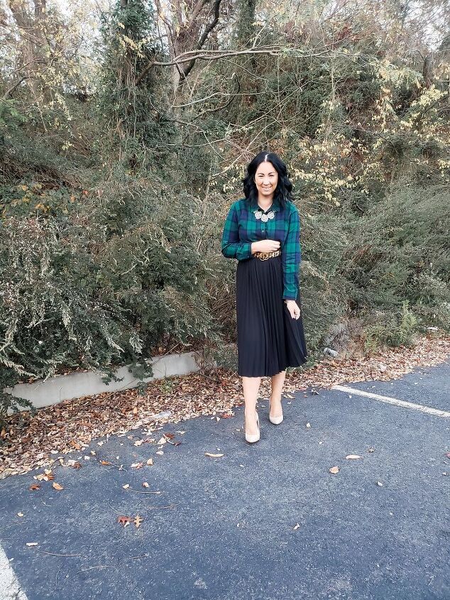 one midi skirt 5 ways perfect for the holidays