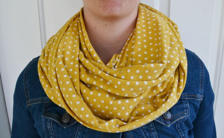 how to sew a cowl scarf the easy way