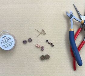 learn how to make easy fall earrings with this quick tutorial, Fall earrings materials
