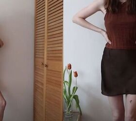 DIY a Super Cute Bias Cut Skirt
