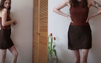 DIY a Super Cute Bias Cut Skirt