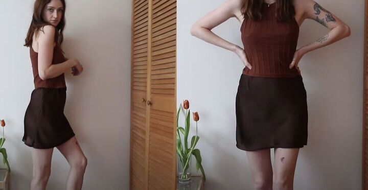 diy a super cute bias cut skirt, How to make a bias cut skirt