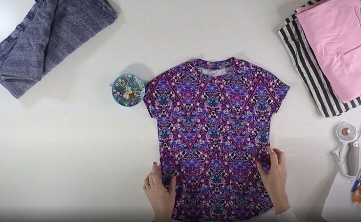sew a t shirt, T shirt tutorial